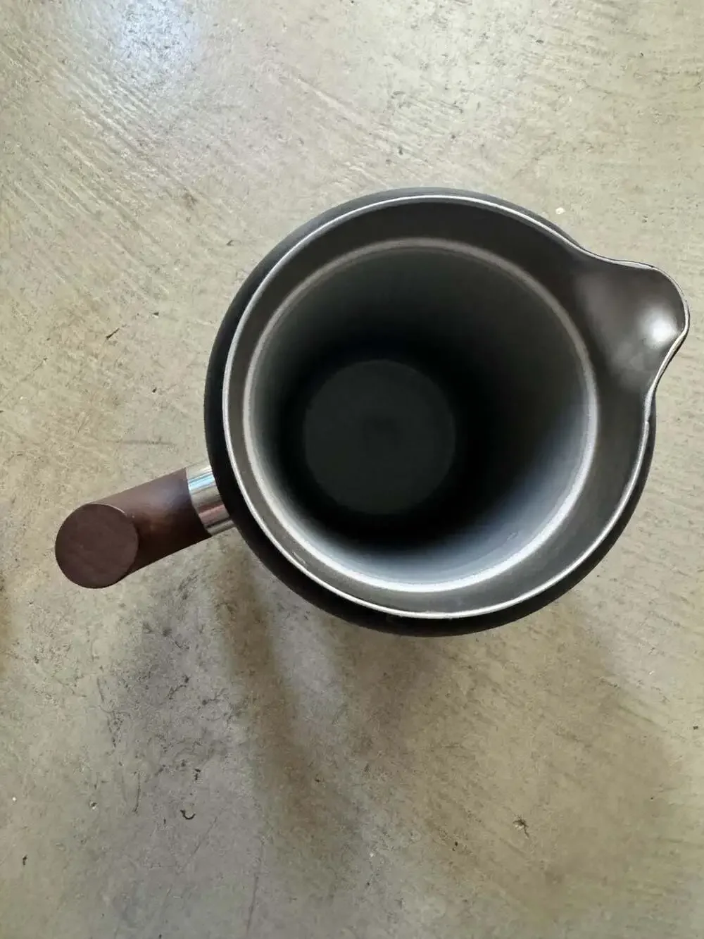 Fellow Clara French Press Matte Black with Walnut Handle gently used